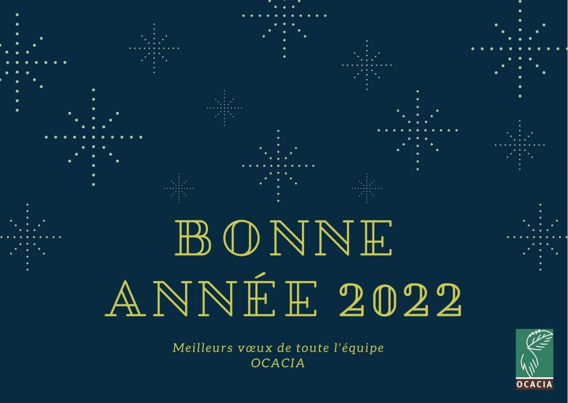 Toute l'quipe d'Ocacia vous souhaite une bonne anne 2022 !